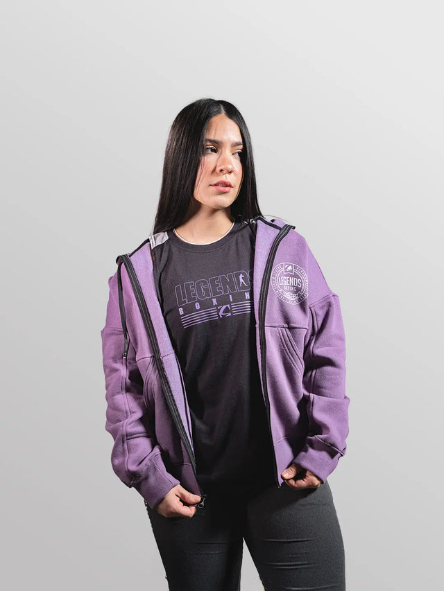 Women's Like a Legend Zip Up Hoodie Q Star