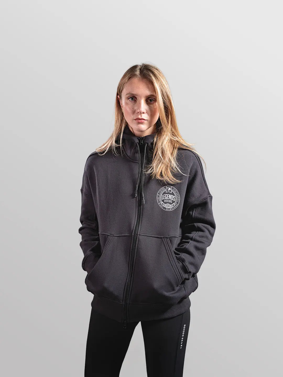 Women's Like a Legend Zip Up Hoodie Q Star