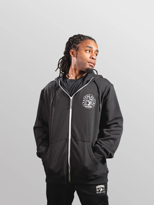 Skull Fleece Zip-Up Q Star