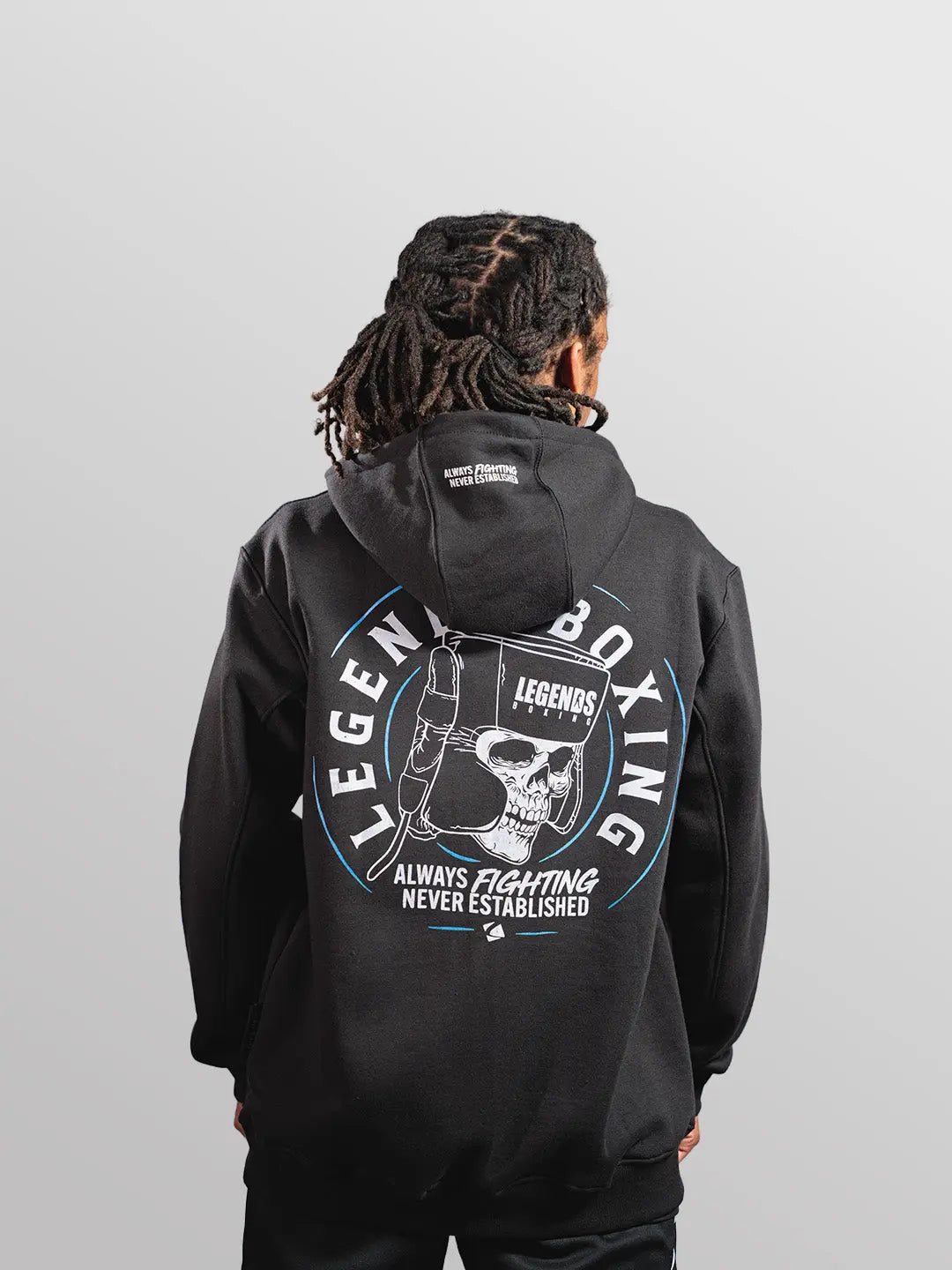 Skull Fleece Zip-Up Q Star