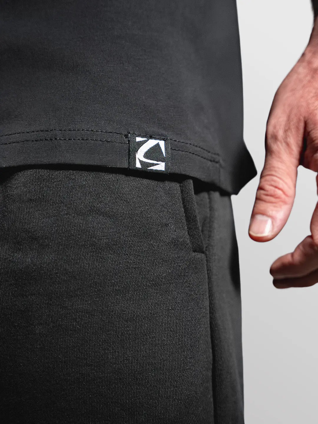 Rise Black Out Tee Clothing