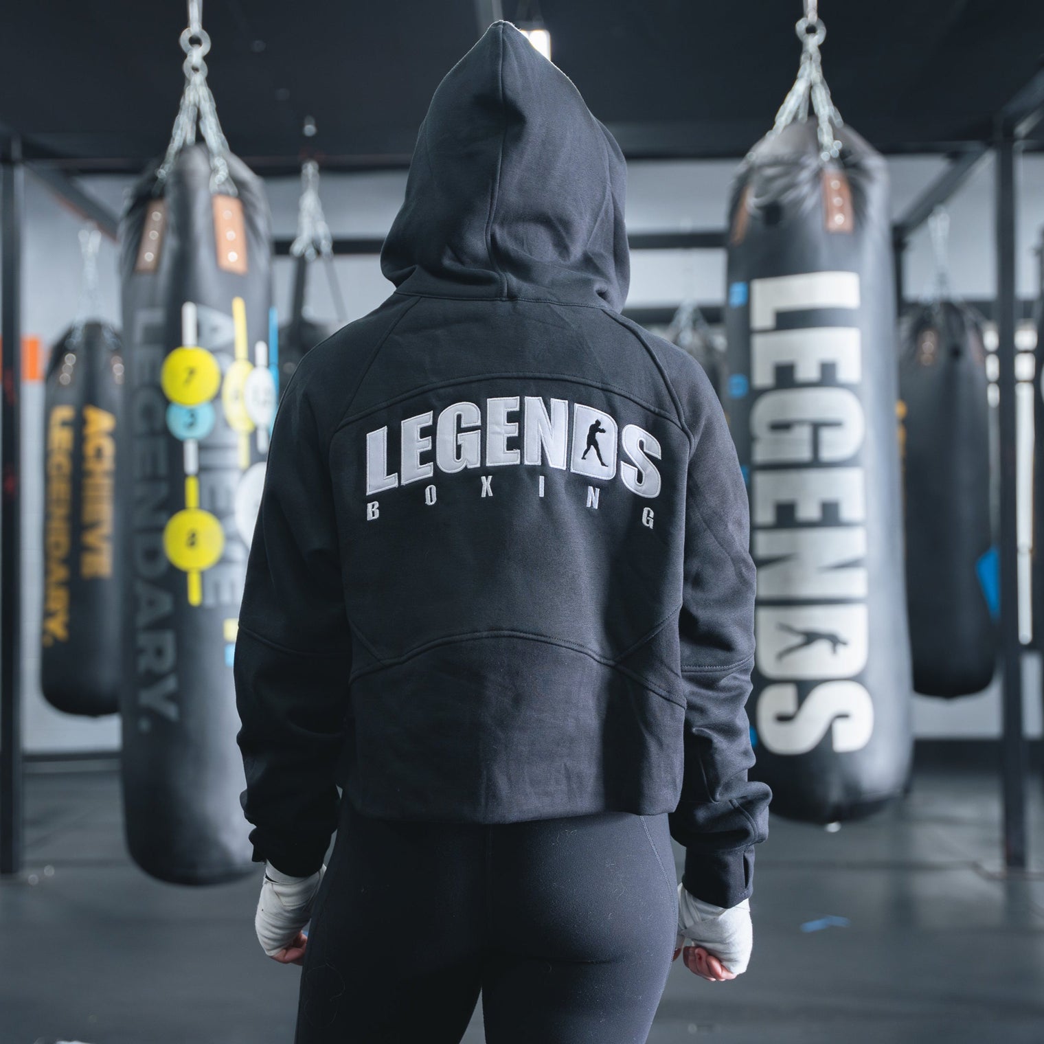 Sport Cropped Half Zip Hoodie Mati