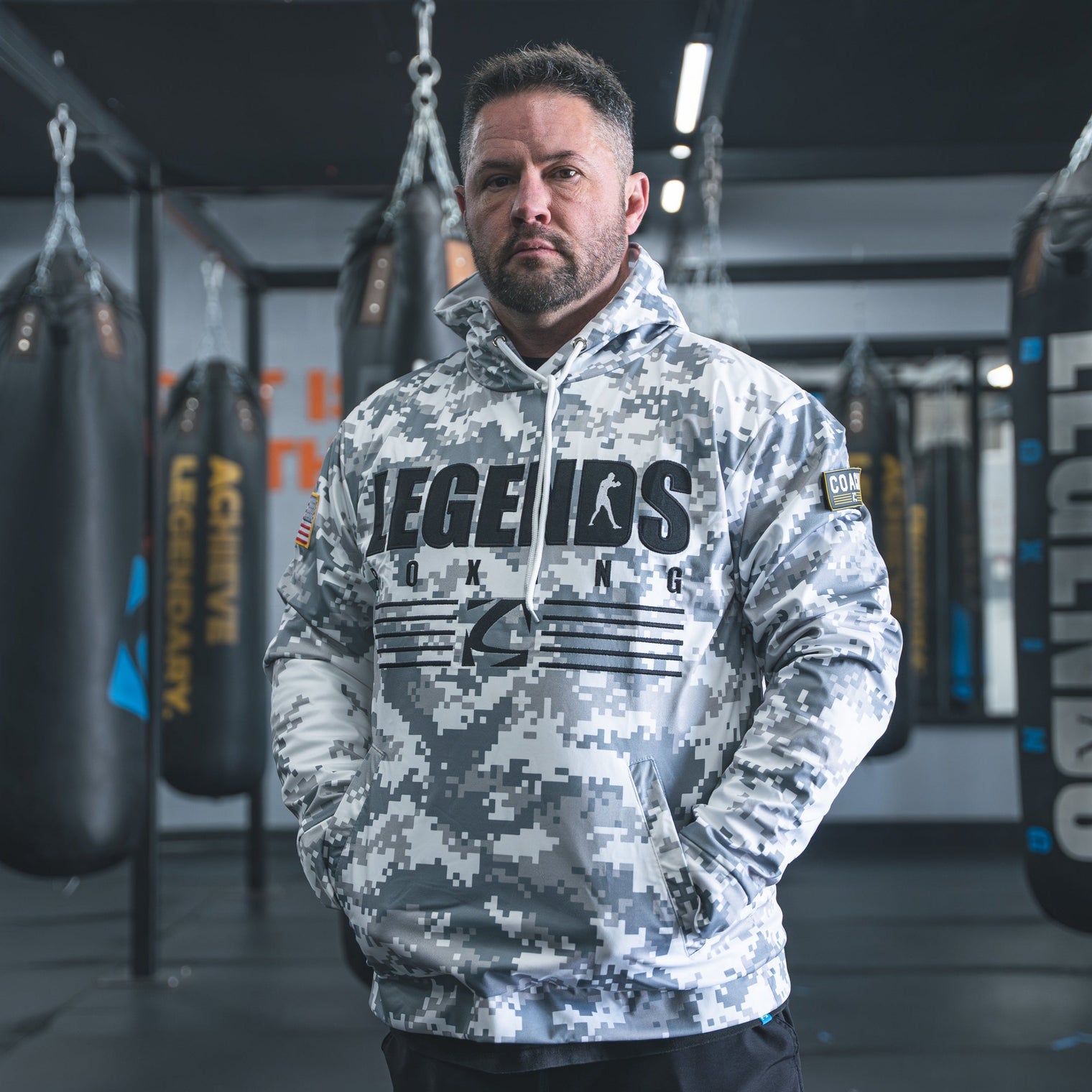 Camo Soft Shell Pullover Jacket Men's