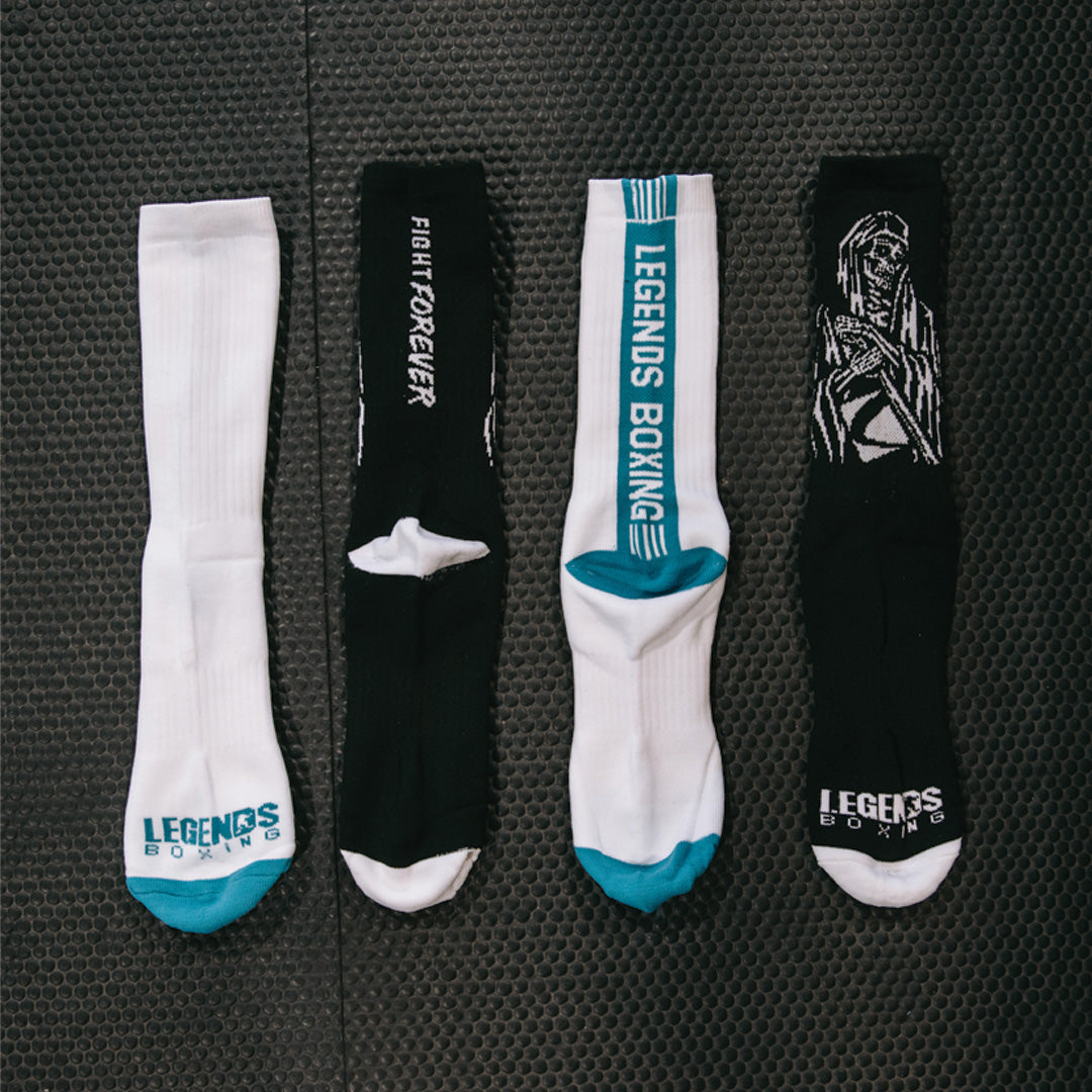 Variety 2-Pack Crew Socks  Variety 2-Pack Blue & Black Clothing