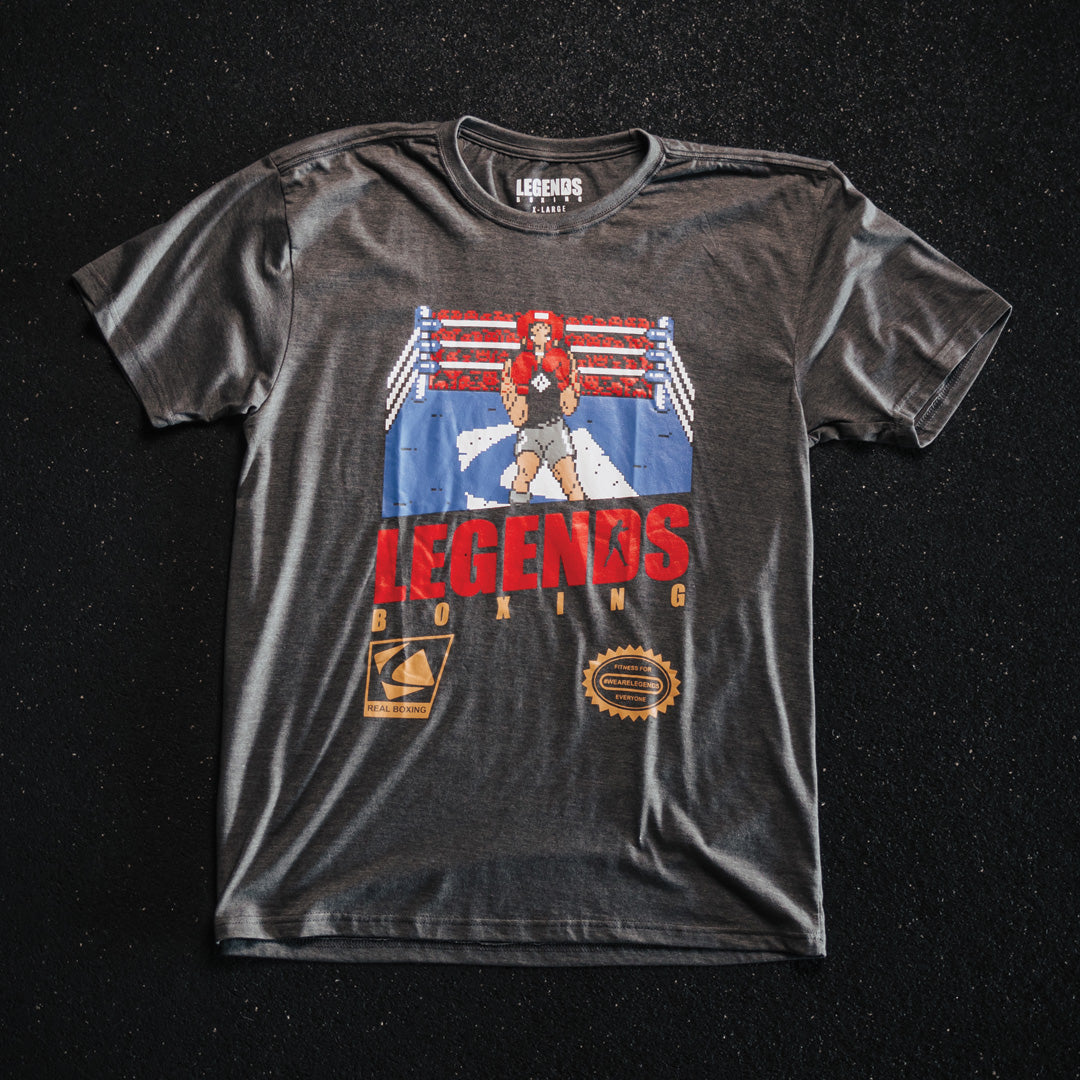 Punch'd Out Tee - Charcoal Gray   Unisex