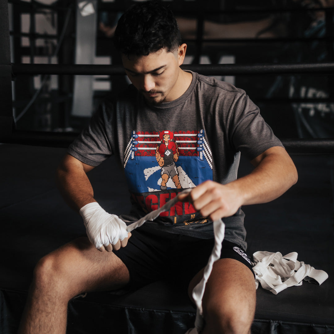 Punch'd Out Tee - Charcoal Gray   Unisex