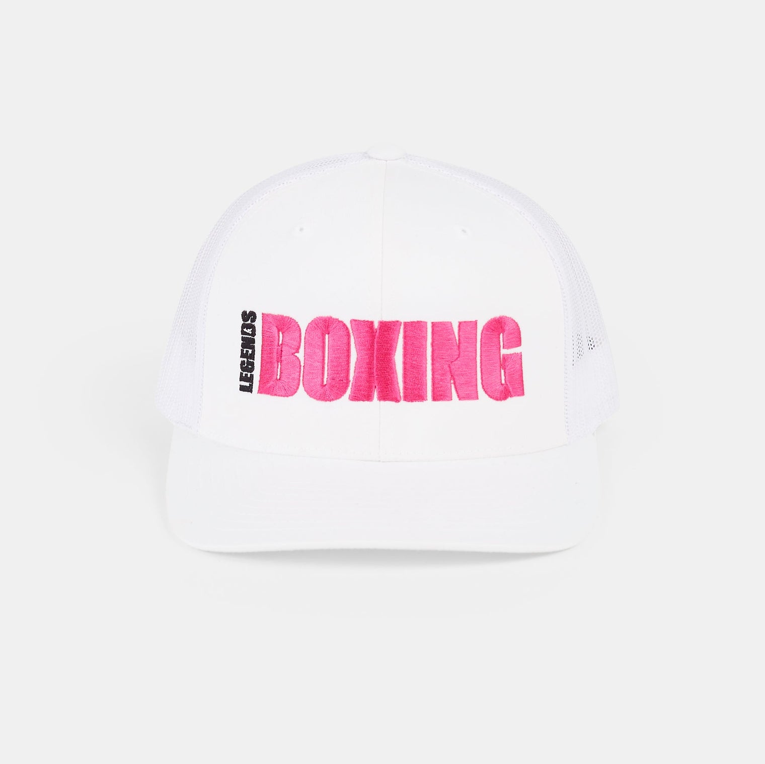Legends Snapback Hat  White w/pink Unisex