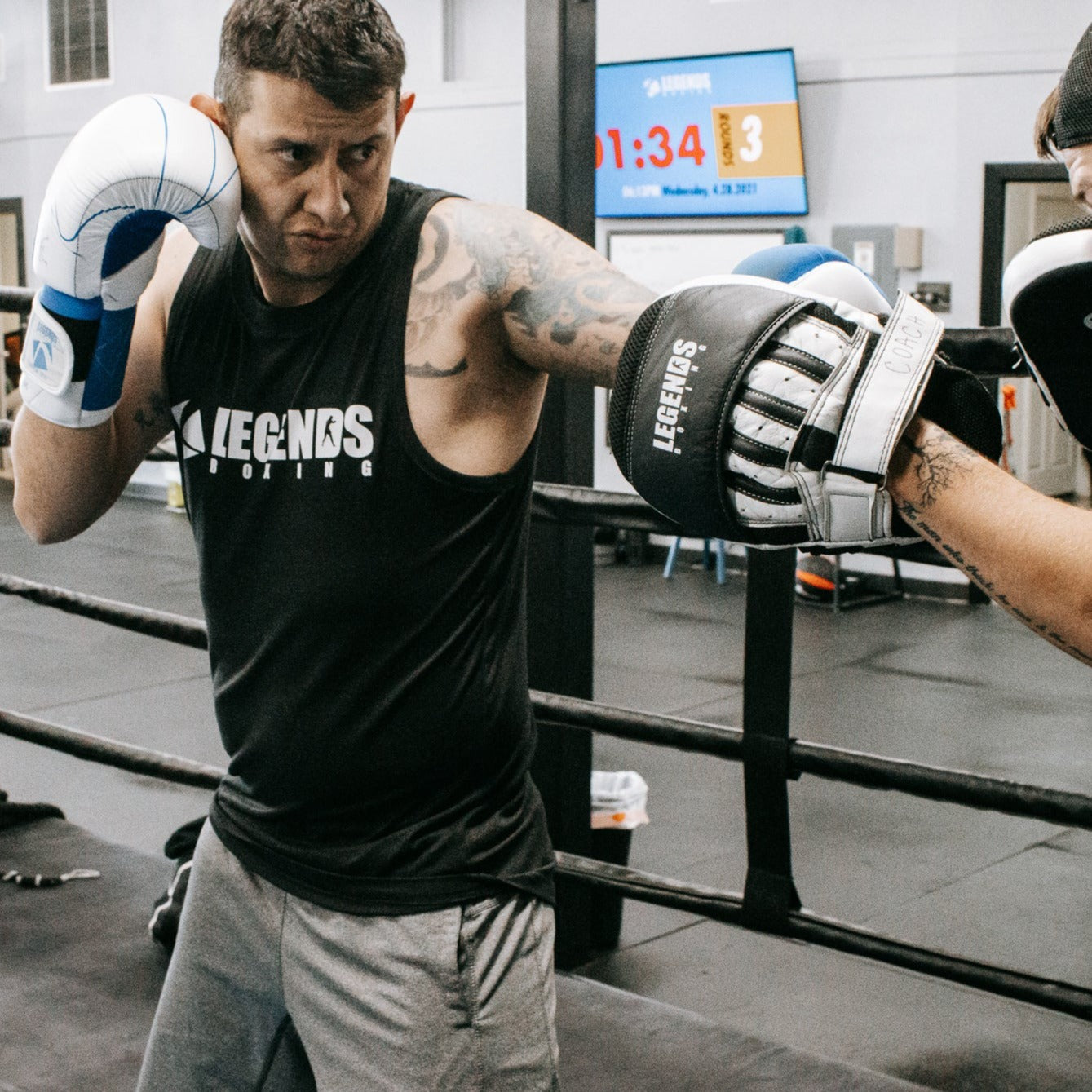 Men's Straight Jab Performance Tank   Men's