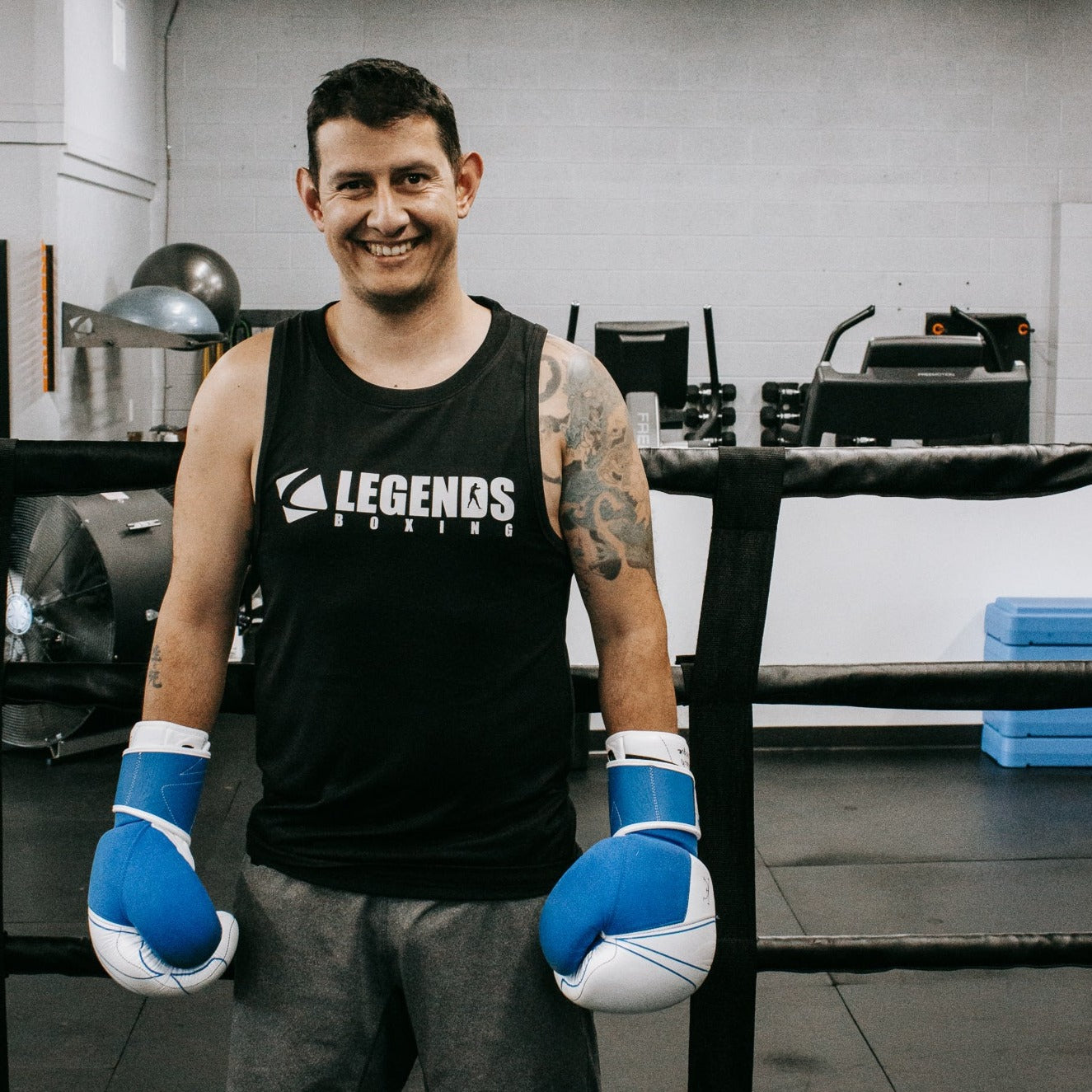 Men's Straight Jab Performance Tank   Men's
