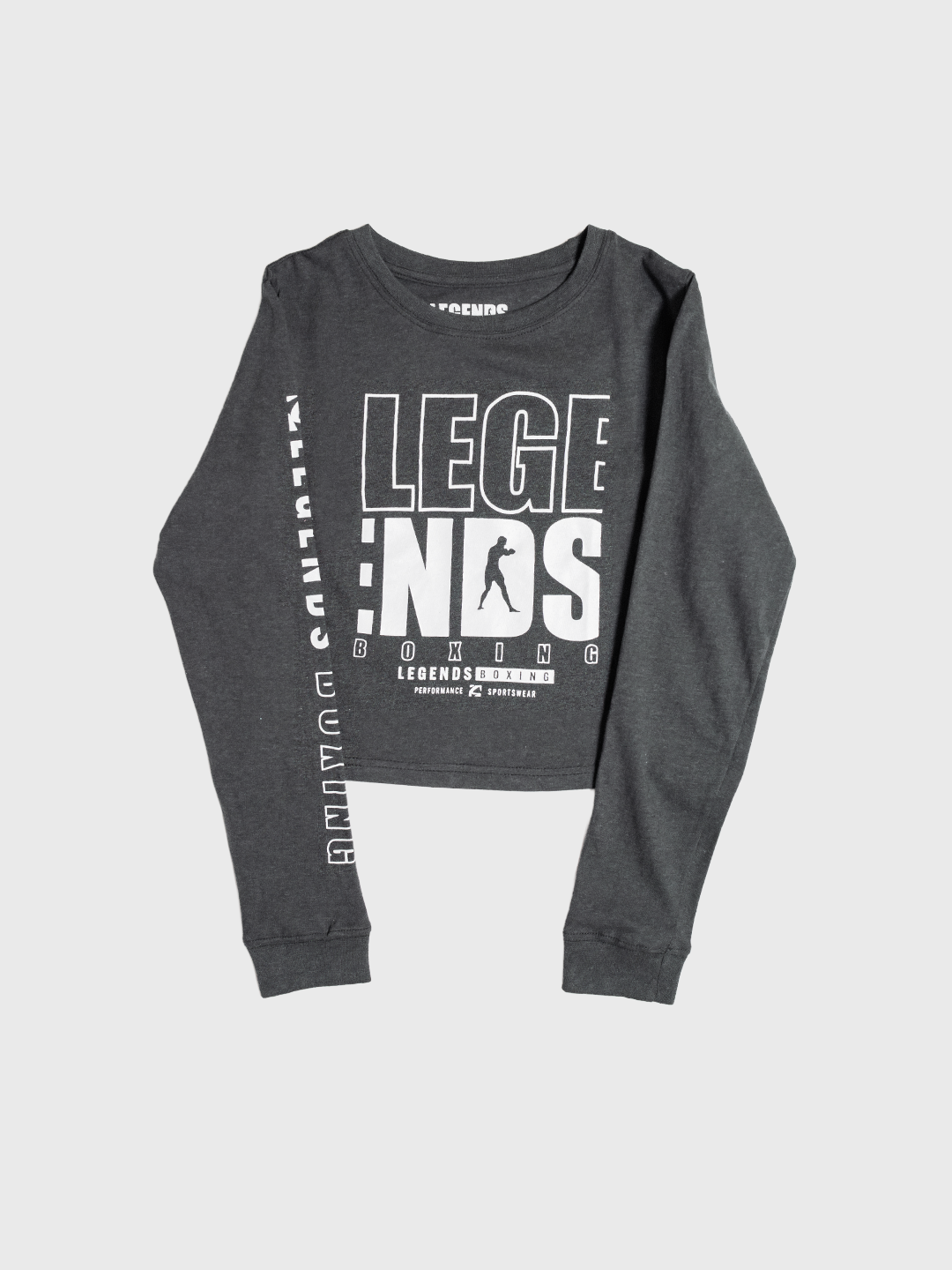 Power Round Crop XXL / charcoal Heather