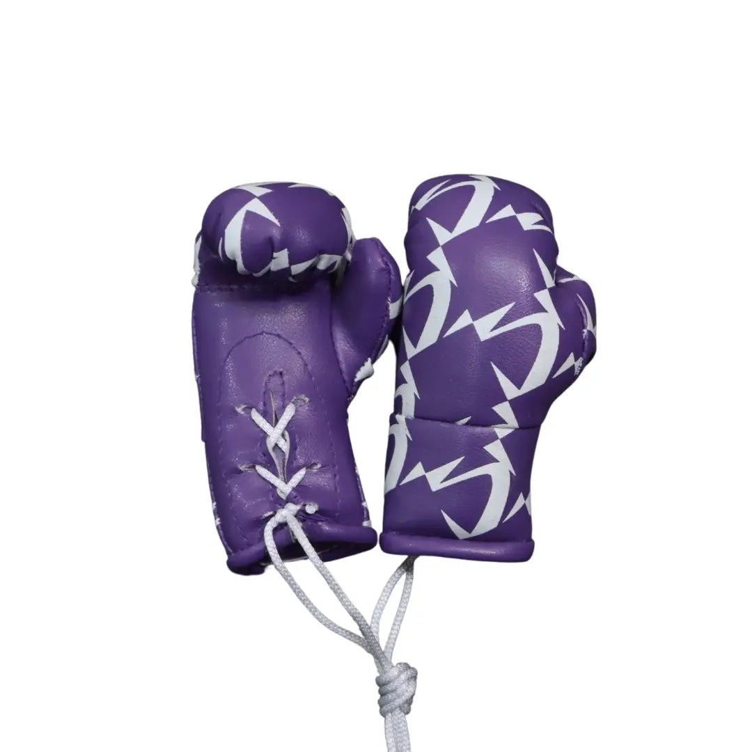 Legends Mini Boxing Gloves Purple/White Icon Repeat Miscellaneous