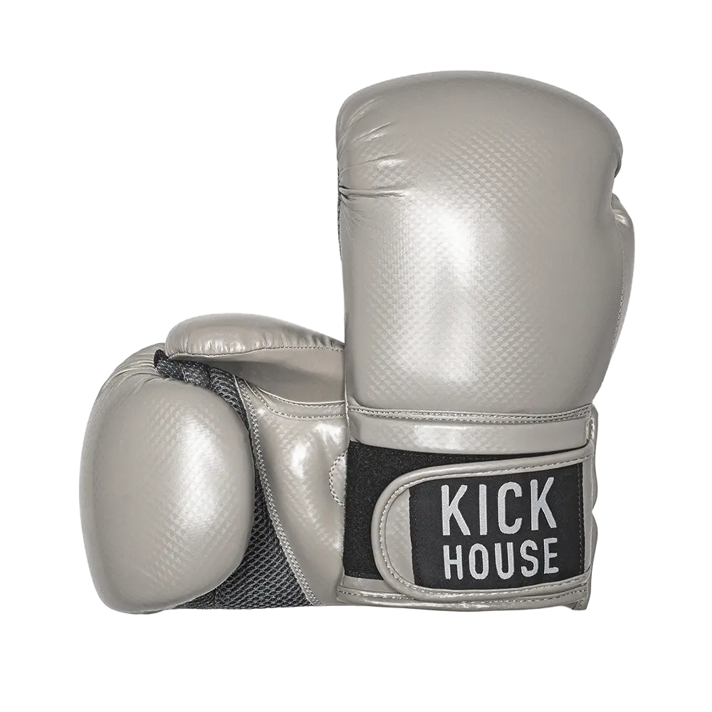 16oz Synthetic Leather Boxing Gloves Kickhouse Boxing