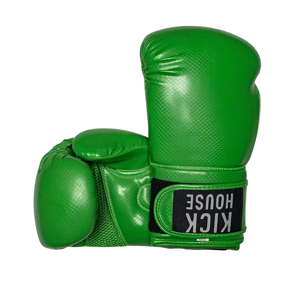 16oz Synthetic Leather Boxing Gloves Kickhouse Boxing