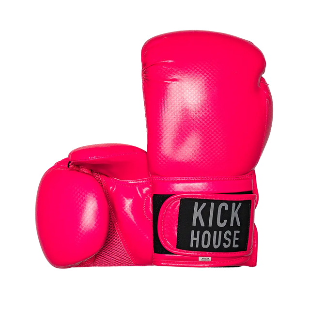 16oz Synthetic Leather Boxing Gloves Kickhouse Boxing