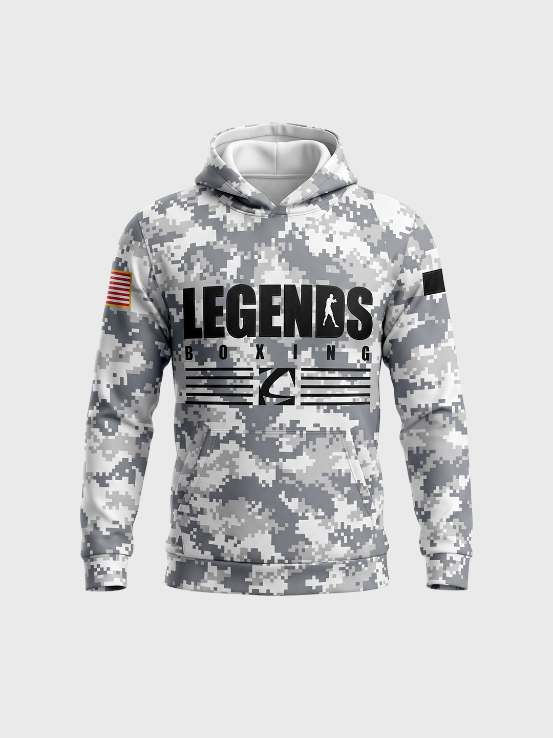 Camo Soft Shell Pullover Jacket
