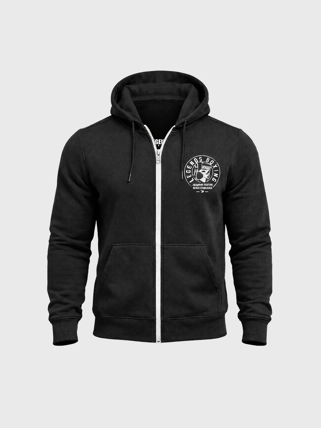 Skull Fleece Zip-Up