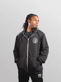 Skull Fleece Zip-Up Q Star