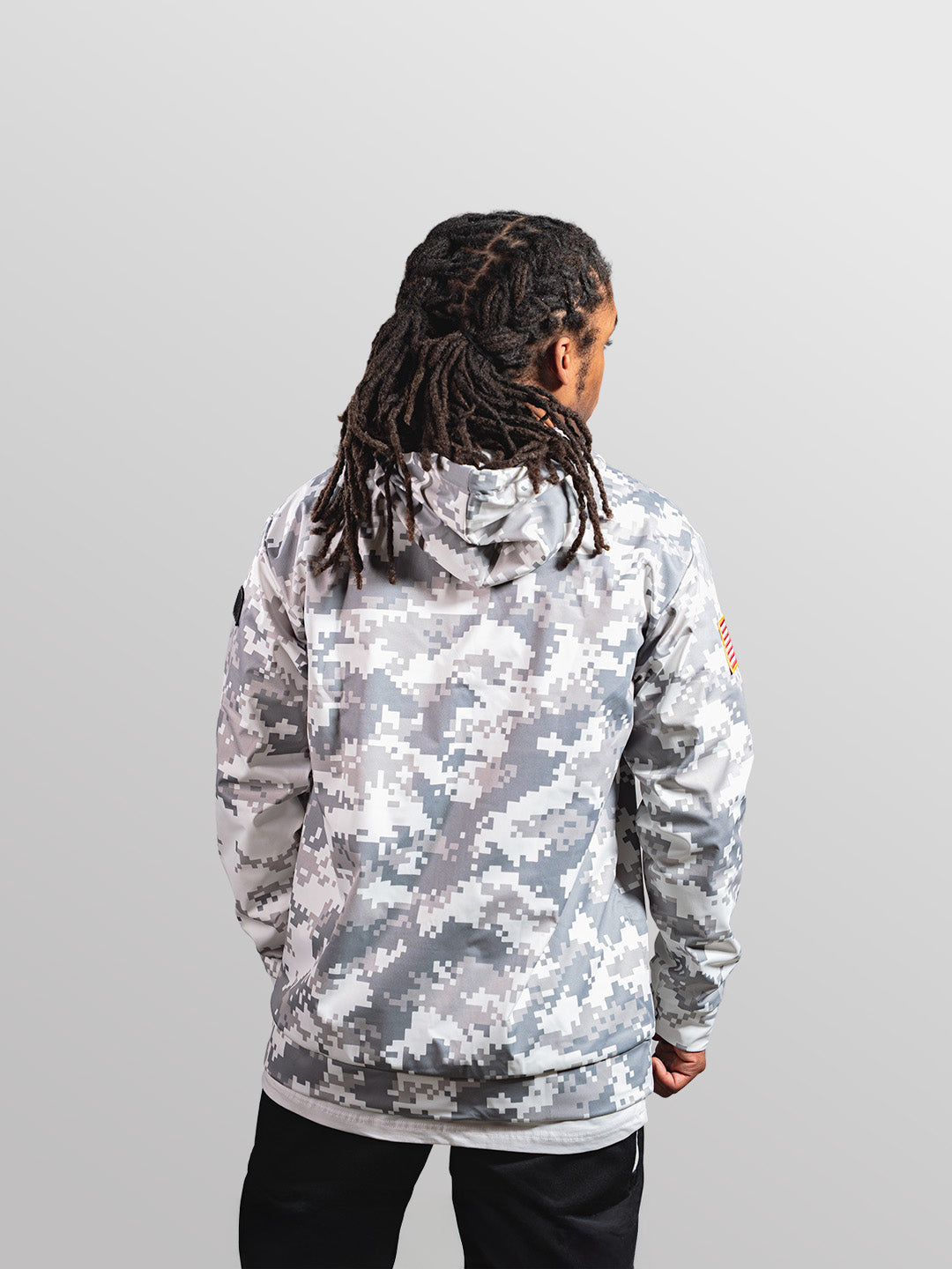 Camo Soft Shell Pullover Jacket