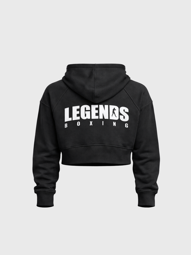Legends Boxing Sport Crop Hoodie