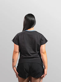 Women's Retro Crop Tee Q Star