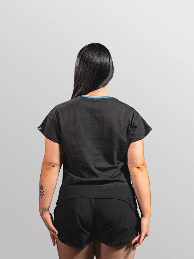 Women's Retro Crop Tee Q Star