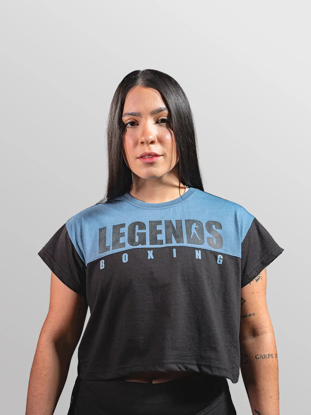 Women's Retro Crop Tee Q Star