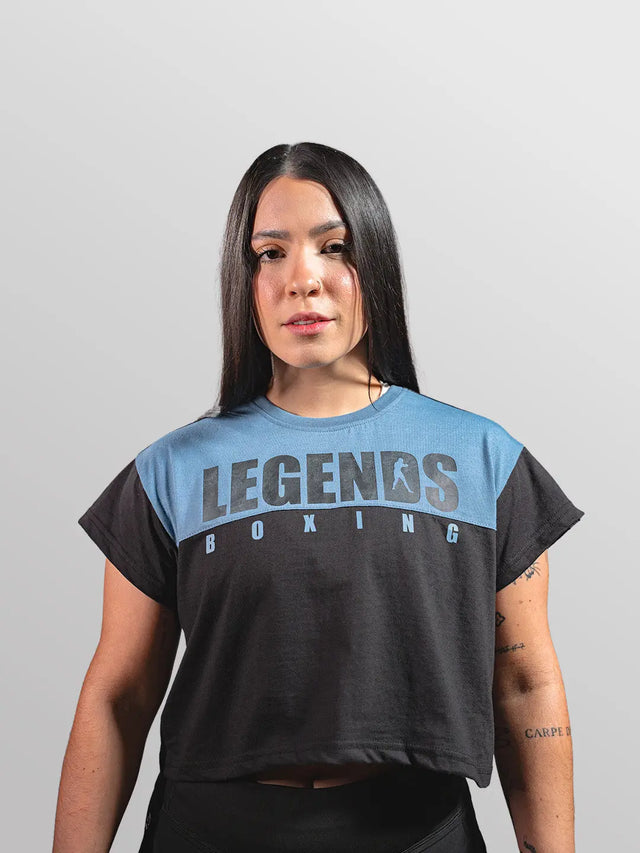 Women's Retro Crop Tee Q Star