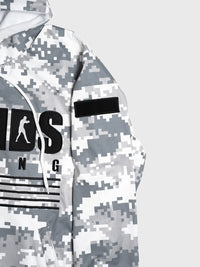 Camo Soft Shell Pullover Jacket Mati International