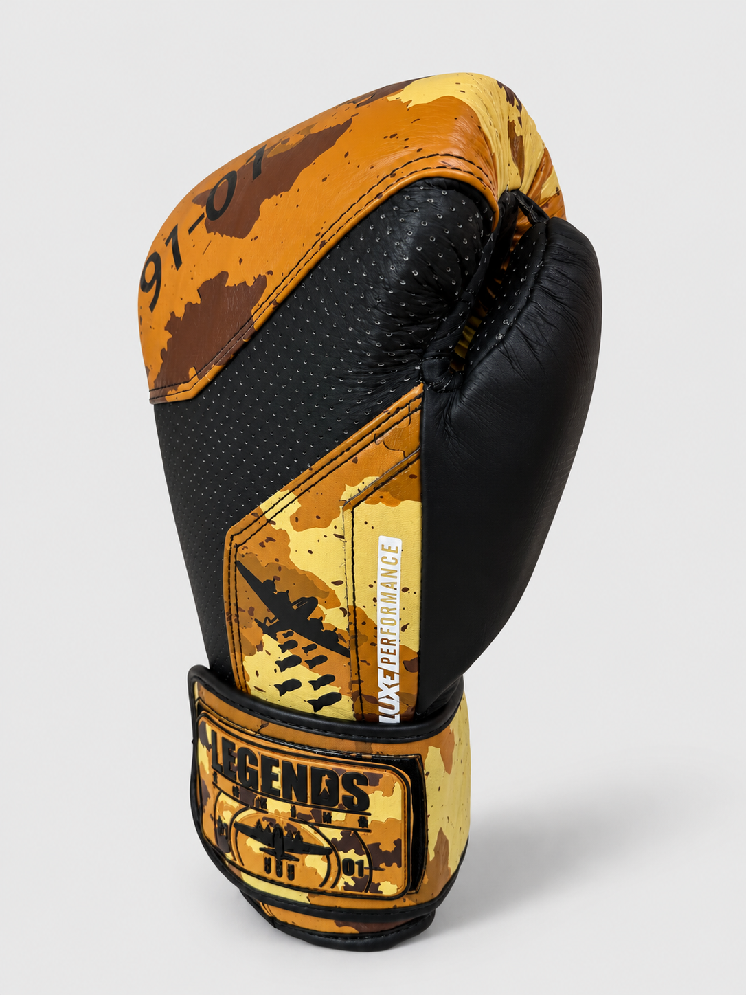 Luxe LTE Series – Smil'n Sam Alvey Patriot Hangar Collection Boxing Gloves