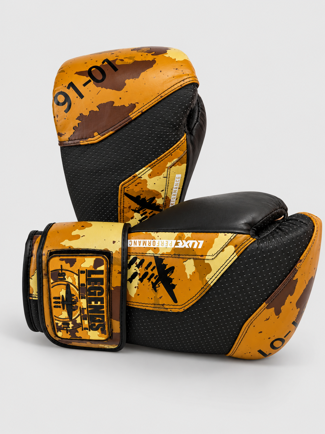 Luxe LTE Series – Smil'n Sam Alvey Patriot Hangar Collection Boxing Gloves