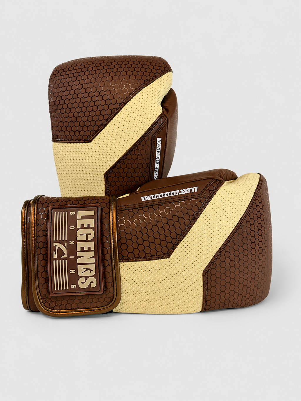 Luxe LTE Series Boxing Gloves - Mocha Cream Edition