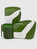 Luxe LTE Boxing Gloves - Matte Green + White Edition