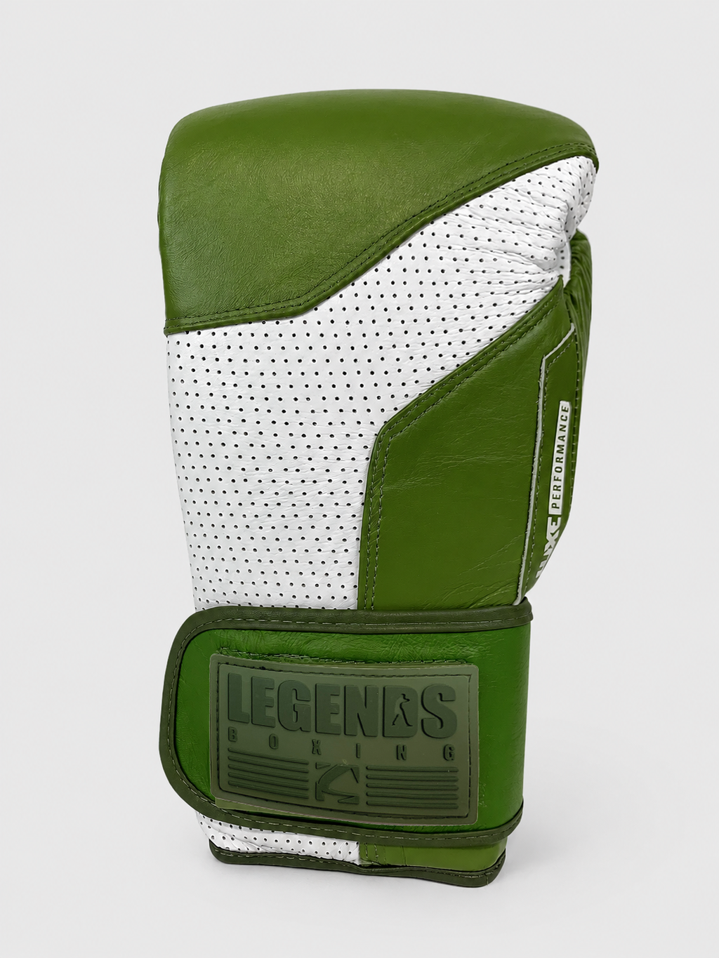 Luxe LTE Boxing Gloves - Matte Green + White Edition