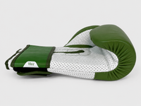 Luxe LTE Boxing Gloves - Matte Green + White Edition