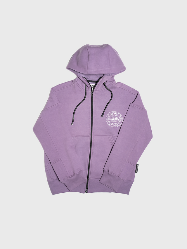 Women's Like a Legend Zip Up Hoodie  XXL / Purple