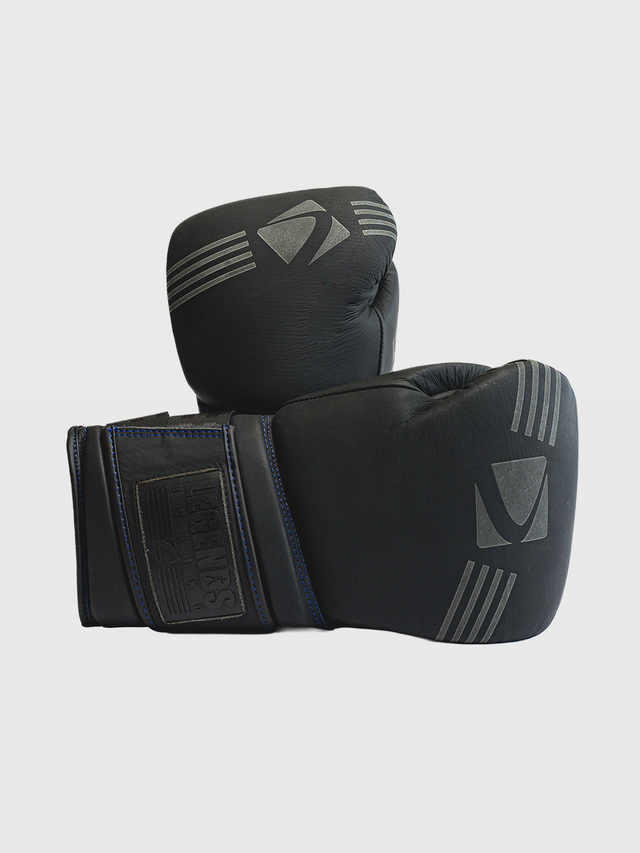 Tuff Glove - Murdered Out Series 2.0  Black and Blue Gloves