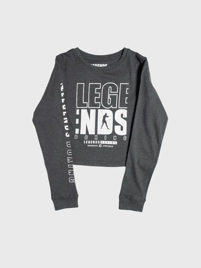 Power Round Crop  XXL / charcoal Heather