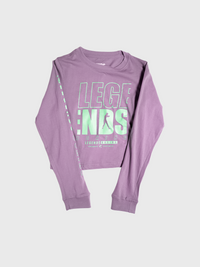 Power Round Crop  XXL / Purple