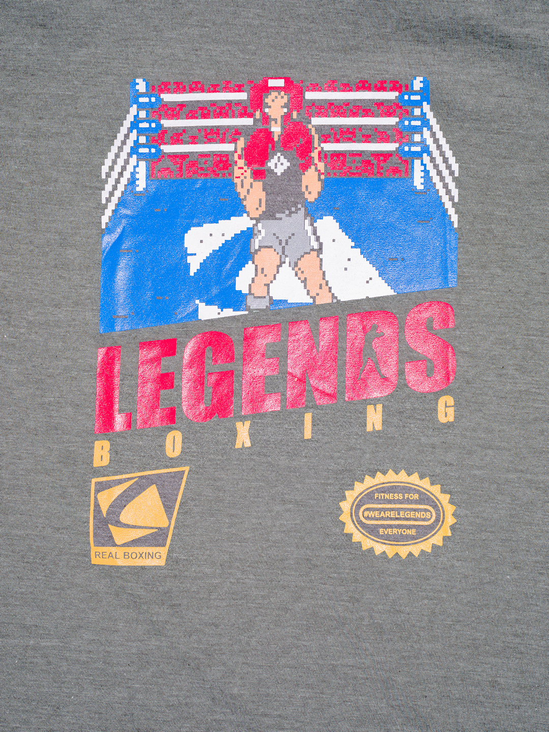 Punch'd Out Tee - Charcoal Gray   Unisex