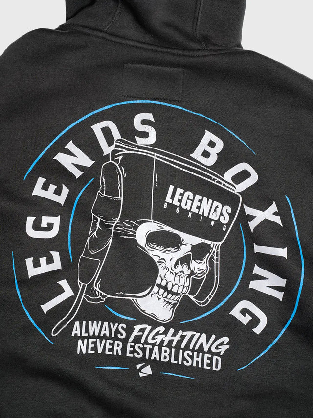 Skull Fleece Zip-Up Q Star