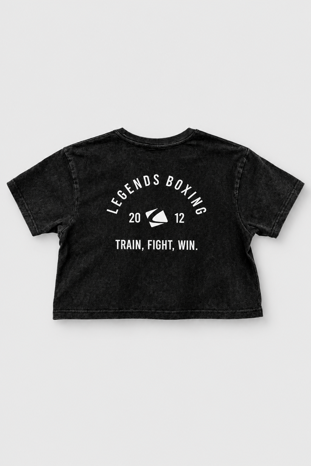 Legends Boxing Women's Train. Fight. Win. Cropped T-Shirt