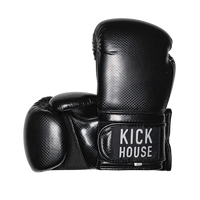 16oz Synthetic Leather Boxing Gloves Kickhouse Boxing