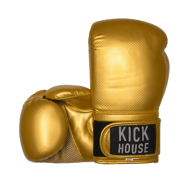 16oz Synthetic Leather Boxing Gloves Kickhouse Boxing