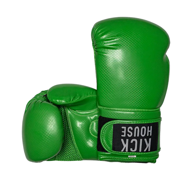 16oz Synthetic Leather Boxing Gloves Kickhouse Boxing