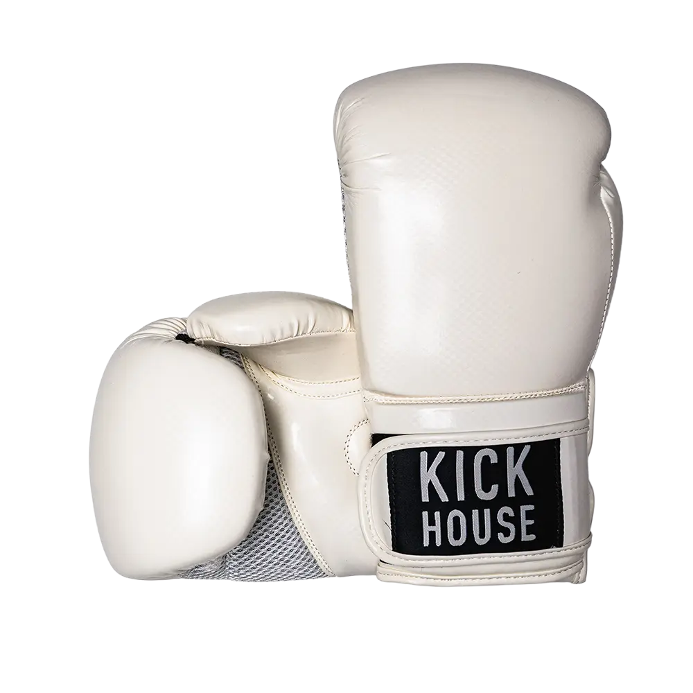 16oz Synthetic Leather Boxing Gloves Kickhouse Boxing