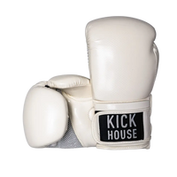 16oz Synthetic Leather Boxing Gloves Kickhouse Boxing