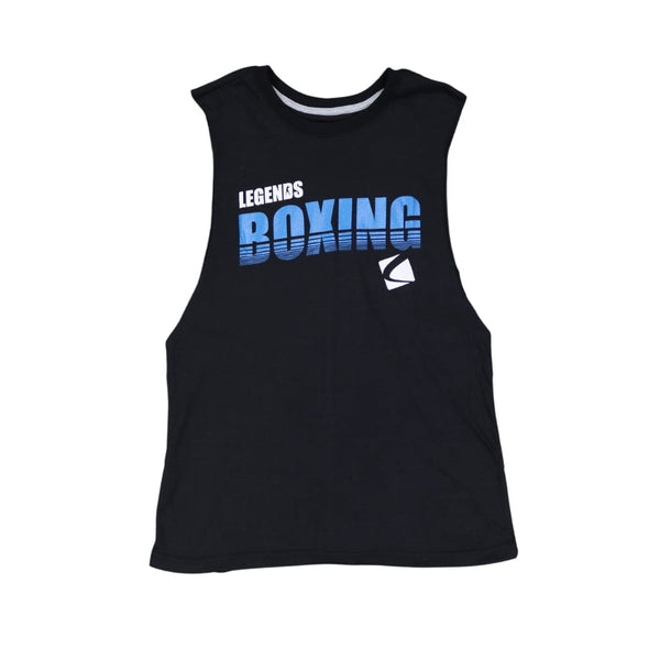 Legends Boxing Gear: Women's Striped Logo Muscle Tank