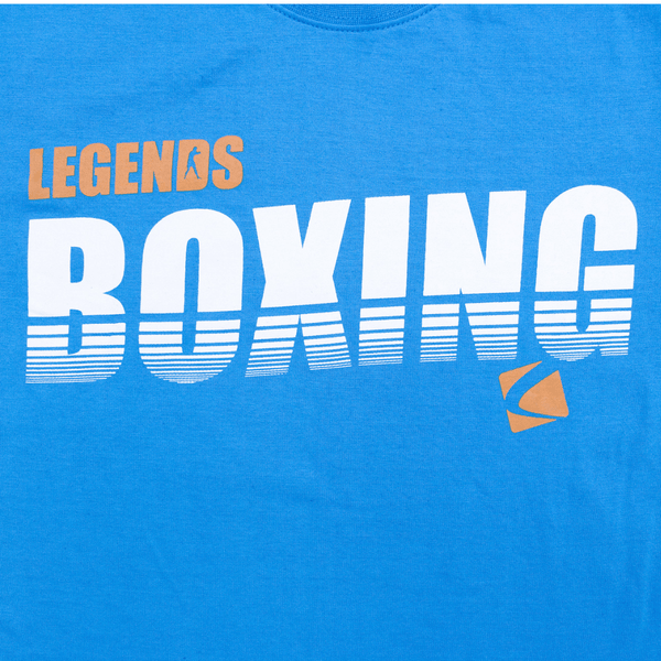 Men's Striped Logo T-Shirt - Legends Boxing Shop