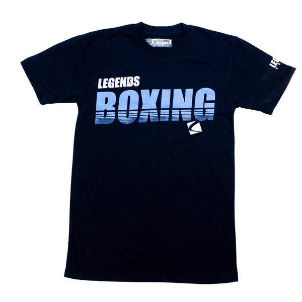 Legends Boxing: Men's Striped Logo Tee